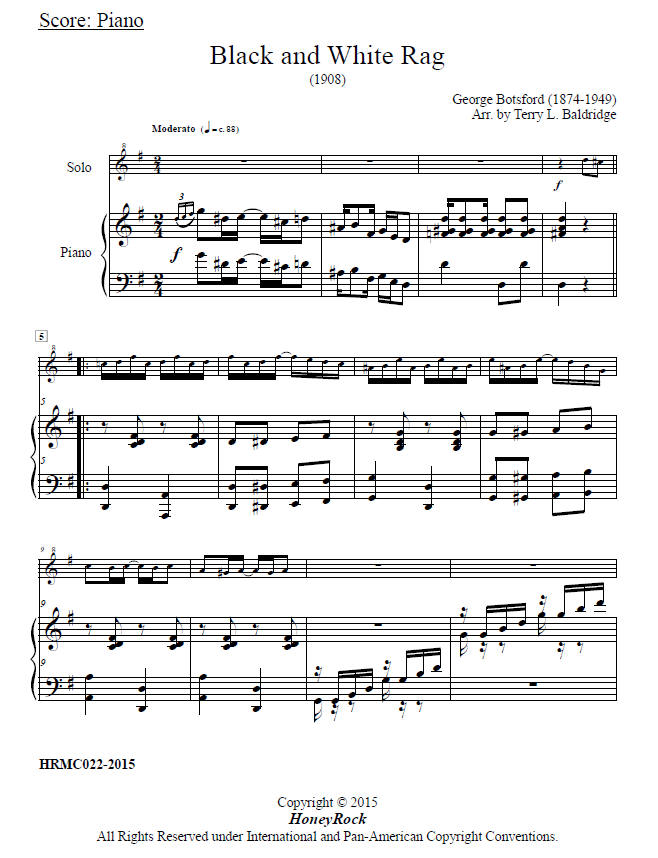 Ragtime Xylophone Collection, Arr. Terry Baldridge