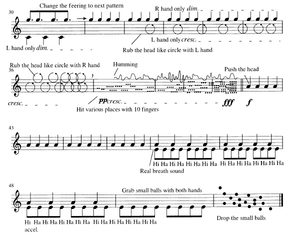 Ugomeki for Solo Snare Drum