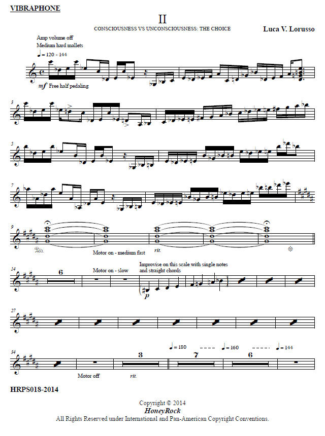 VIBRASTRINGS: Concerto for Electric Vibraphone and String Quartet